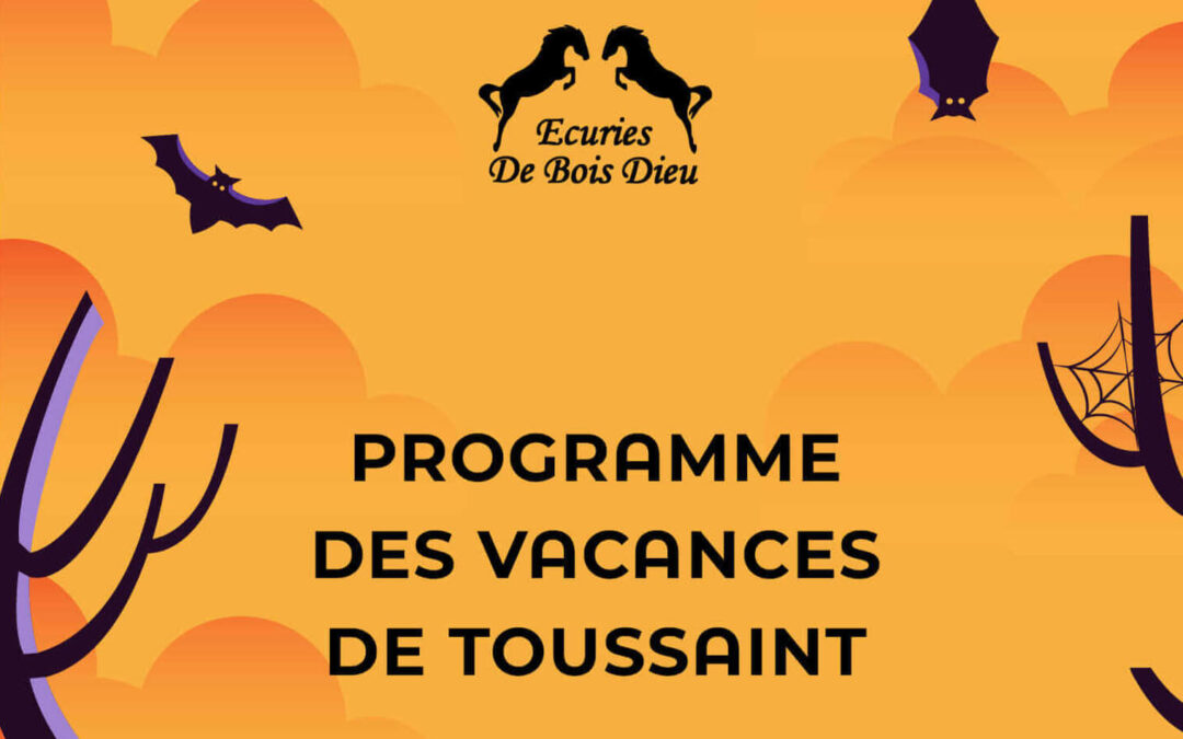 Programme des vacances de la Toussaint